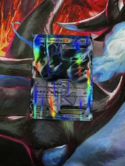 Pokemon TCG Tornadus EX Ultra Rare Card 98/116 Plasma Freeze B&W - Image 1