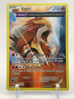 Pokemon Entei 15/98 Reverse Holo Rare XY Ancient Origins NM Near Mint - Image 1