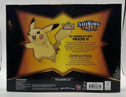 Pokemon TCG SHINING FATES Pikachu V Collection Box Factory Sealed + Promo Card! - Image 2