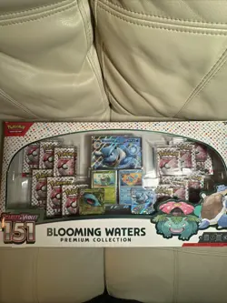 Pokemon TCG: 151 Blooming Waters Premium Collection Factory Sealed Box - Image 1
