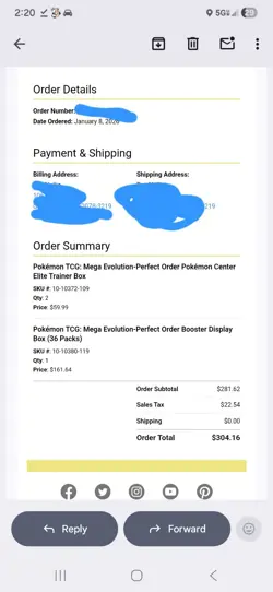 pre order pokemon center mega evolution perfect order 2× etb 1x booster box! - Image 1