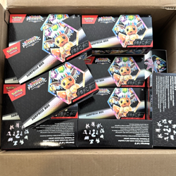 Pokemon TCG Lot Of 34 EMPTY Prismatic Evolutions Surprise Deck Boxes - Image 2