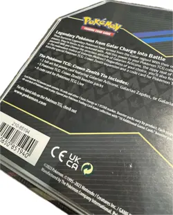 Pokemon Crown Zenith Galarian Articuno Tin Box Promo Booster 2023 MPN 210-85194 - Image 2