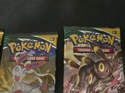 Pokemon Evolving Skies Booster Pack Art Set 4x Sealed Packs S & S,Fast Ship - Image 4