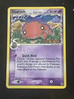 Pokemon Trapinch 69/101 EX Dragon Frontiers Holo Stamped Common 2006 - Image 1