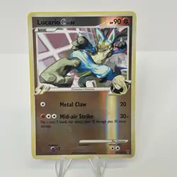 POKEMON TCG LUCARIO C 31/147 REVERSE HOLO RARE SUPREME VICTORS LP/MP - Image 1