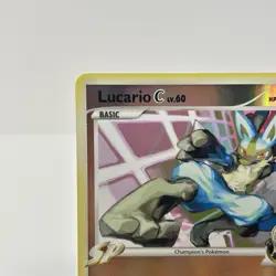 POKEMON TCG LUCARIO C 31/147 REVERSE HOLO RARE SUPREME VICTORS LP/MP - Image 3
