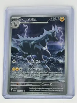 Pokemon TCG Zebstrika 115/086 S&V White Flare Illustration Rare English NM - Image 1