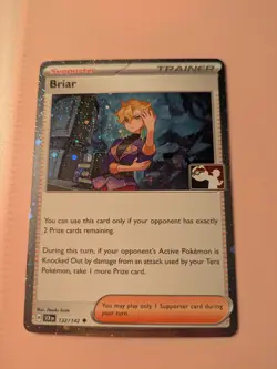 Briar 132/142 Pokemon Prize Pack Series 7 Stellar Crown Cosmos Holo NM - Image 1