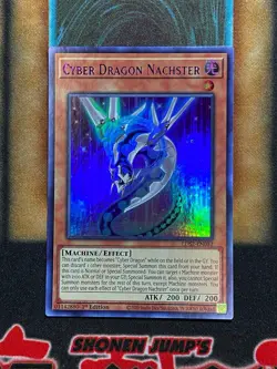 Yugioh Cyber Dragon Nachster LDS2-EN032 Ultra Rare 1st Ed PURPLE NM - Image 1