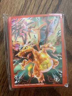 CHARIZARD EX Premium Collection Deck SLEEVES (65Ct) SEALED Pokemon - No Cards - Image 1