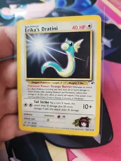 Pokemon Gym Heroes Card 42/132 Erika's Dratini - Image 2