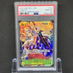 PSA 10 One Piece Japanese Card 2024 Kingdom Of Intrigue Yamato Parallel OP04-112 - Image 1