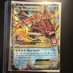 Pokemon M Gyarados EX 27/122 BREAKpoint Holo Mega Evolution Pokemon-EX Card - Image 1