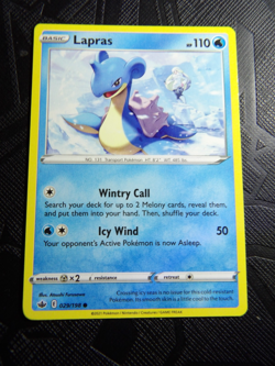 pokemon 029/198 LAPRAS | COMMON | CHILLING REIGN comes with 4 random cards - Image 1
