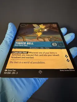 Disney Lorcana - Oversized Stitch & Tinker Bell Foil Cards - Into The Inklands - Image 4