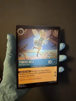 Disney Lorcana - Oversized Stitch & Tinker Bell Foil Cards - Into The Inklands - Image 5