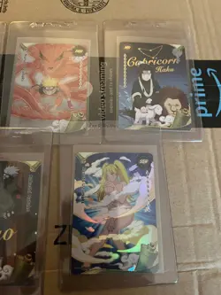 Kayou Naruto English 5 Card Lot - BP Sasuke, Naruto, Kakashi, Etc NM - Image 3
