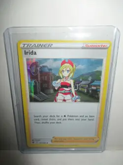 Irida Trainer Sword & Shield Astral Radiance Pokemon TCG Holo Rare Card 147/189 - Image 3