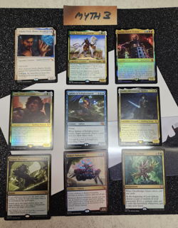 1x Lot of 9 MTG MYTHIC Cards Sent in Flatpak (see photo)[ID: MYTH3] - Image 1