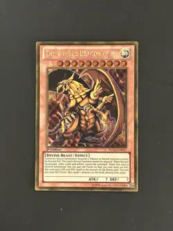 Ra, Obelisk, Slifer Egyptian God Card Set - PGLD Premium Gold - 1st Edition - Image 2