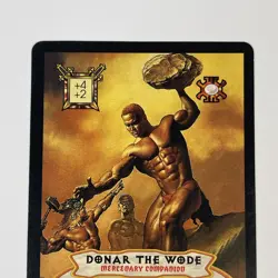 Hyborian Gates CCG TCG Donar The Wode Promo Card By Cardz Boris Vallejo 1995 - Image 3