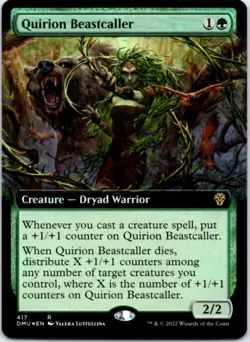 Quirion Beastcaller (Extended Art)(Foil) Dominaria United,417 NM - Image 1