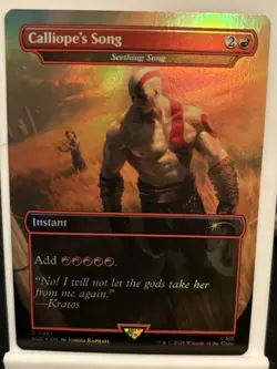🌟 Calliope’s Song (Seething Song) FOIL PlayStation 🎮 Secret Lair MTG 🌟 - Image 1