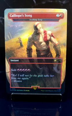 Calliope's Song - Seething Song Foil x1 #7051 - Playstation - God Of War Kratos - Image 1