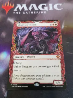 Mtg. Stormscale Scion. Showcase. Tarkir: Dragonstorm. Pack Fresh - Image 1