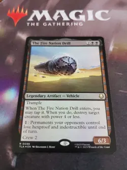 Mtg. The Fire Nation Drill. Foil. Avatar The Last Airbender. Nm - Image 1