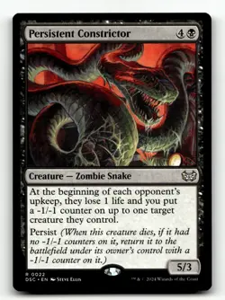 Persistent Constrictor 22 R Commander: Duskmourn: House of Horror - Image 1