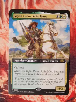 Wylie Duke, Atiin Hero Extended Outlaws of Thunder Junction Magic MTG OTJ - Image 1