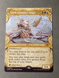 Glarb, Calamity's Augur - Extended Art Showcase BLB NM MTG - Image 1