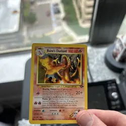 Pokemon Blaine's Charizard Gym Challenge Holo 2/132 Excellent LP - Image 4