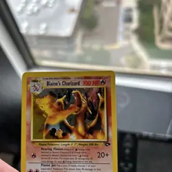 Pokemon Blaine's Charizard Gym Challenge Holo 2/132 Excellent LP - Image 5