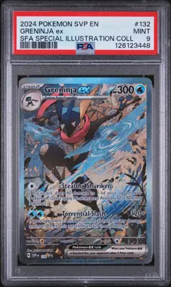 Greninja Ex #132 2024 Pokemon Svp En-Sv Black Star Promo PSA 9 - Image 1