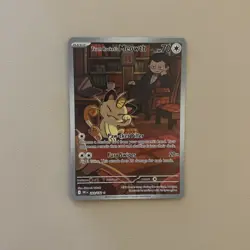 Pokemon TCG Team Rocket’s Meowth 203/182 Secret Rare Destined Rivals - Image 1
