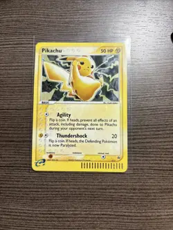 2003 POKEMON TCG PIKACHU BLACK STAR PROMO HOLO RARE E-READER 012 LP - Image 1