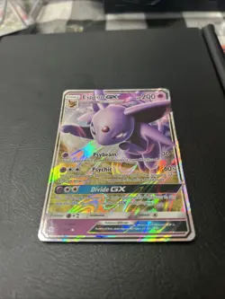 Pokemon TCG Espeon GX Full Art Ultra Rare Card Sun & Moon 140/149 - Image 2
