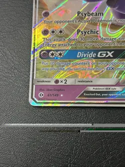 Pokemon TCG Espeon GX Full Art Ultra Rare Card Sun & Moon 140/149 - Image 3