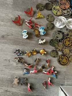 Huge Pokemon TCG Accessories Lot Coin, Dice Counters Pins 300+ Items - Image 5