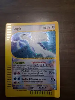 CARTA POKEMON LUGIA AQUAPOLIS 149/147 - Rare Holo - Heavily played - Image 1