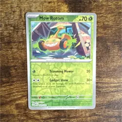 Pokemon Mow Rotom 009/182 Sv10: Destined Rivals Reverse Holo Basic 70HP Common - Image 1