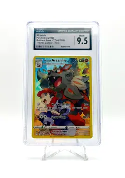 2022 POKEMON LOST ORIGIN HISUIAN ARCANINE TG08/TG30 CGC 9.5 ERROR - Image 1
