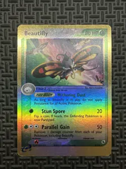 Pokemon Beautifly EX Ruby and Sapphire 2/109 Reverse Holo Rare - Image 1