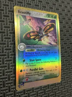 Pokemon Beautifly EX Ruby and Sapphire 2/109 Reverse Holo Rare - Image 2