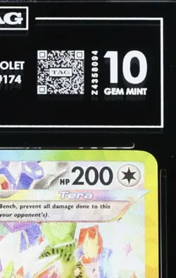 Eevee EX 2025 Pokemon S&V Prismatic Evolutions SPC #174 Black Star Promo TAG 10 - Image 3
