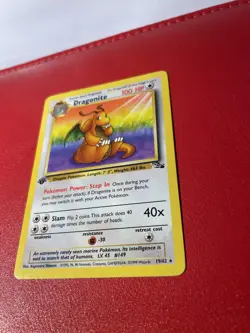 Pokemon WOTC Dragonite 19/62 1st Edition Fossil Non Holo NEAR MINT/LP - Image 3