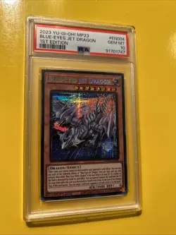 YuGiOh BLUE-EYES JET DRAGON MP23-EN004🔥PSA 10 GEM🔥1st EDITION-2023 SECRET RARE - Image 5